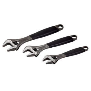Bahco Lot de 3 Clés à Molette Adjust 3-90 (9070/9071/9072) – Bahco