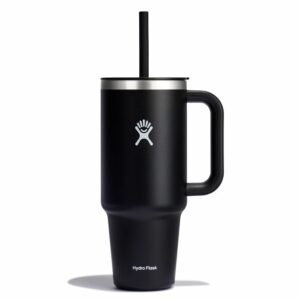Hydro Flask Travel Tumbler 1180 ml (40 oz) avec couvercle à paille – Noir