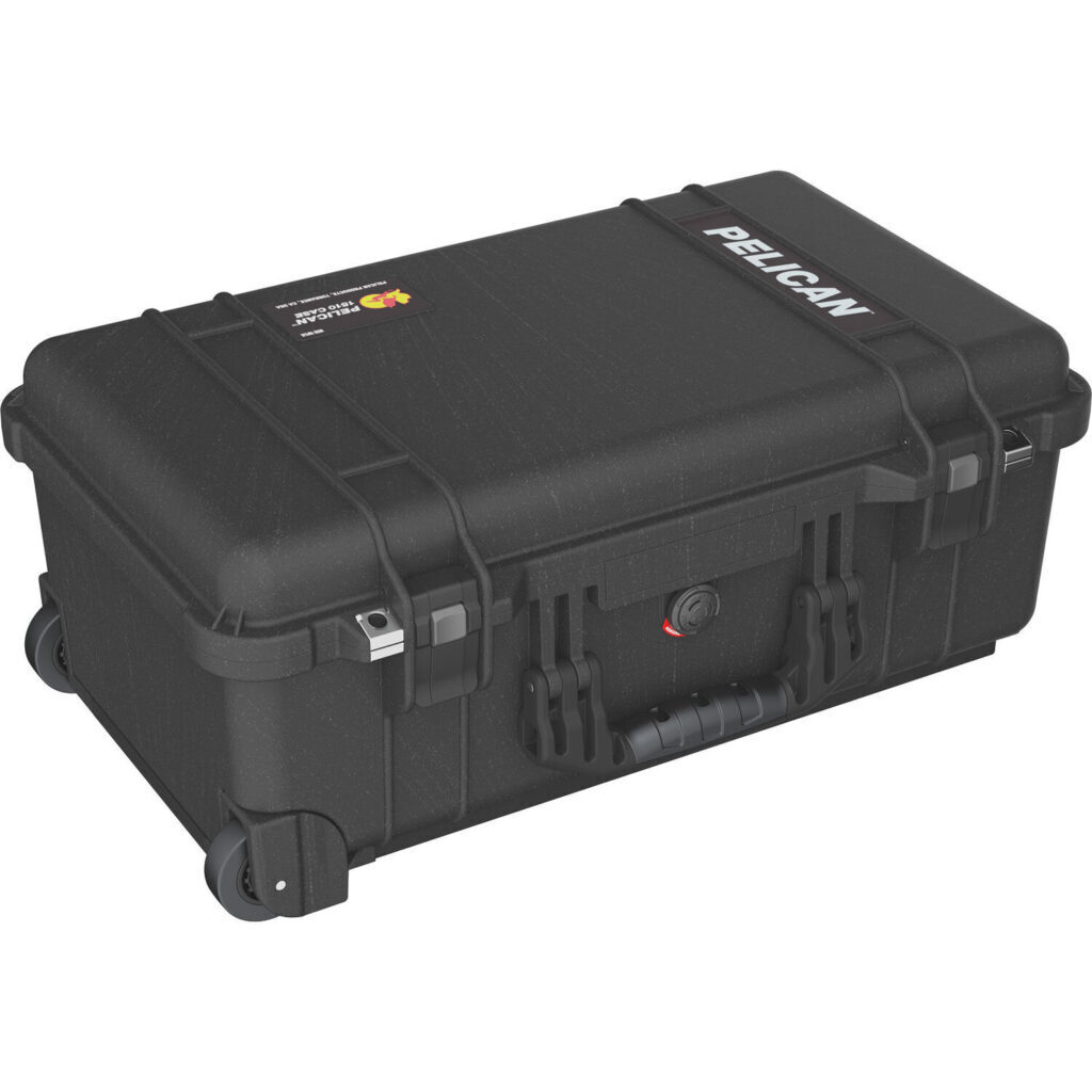 Pelican 1510 Valise de transport cabine, avec mousse et panneau EZ-Click Molle, noire