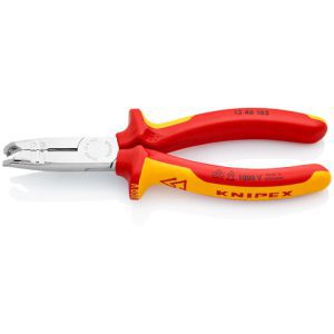 Pince à dégainer chromée VDE 165mm (13 46 165) – Knipex