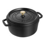 Staub Cocotte Ronde en Fonte 26cm 5L Noir Mat – Staub
