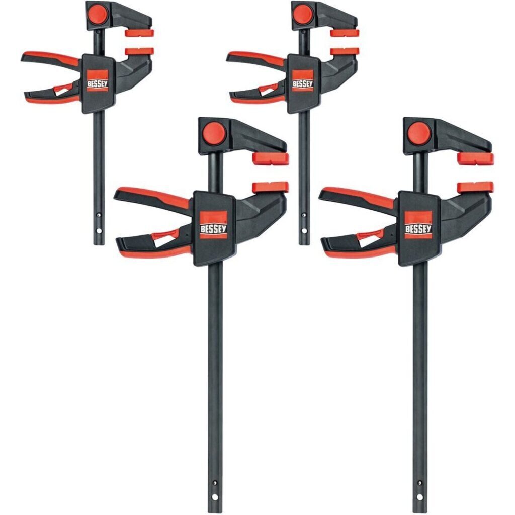 Bessey Set de 4 Serre-Joints à Une Main EZM/EZL – Bessey