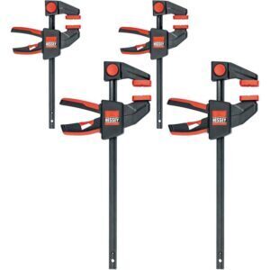Bessey Set de 4 Serre-Joints à Une Main EZM/EZL – Bessey