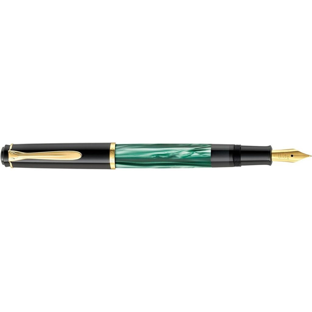 Classic M200 vert marbré (plume M) – Pelikan