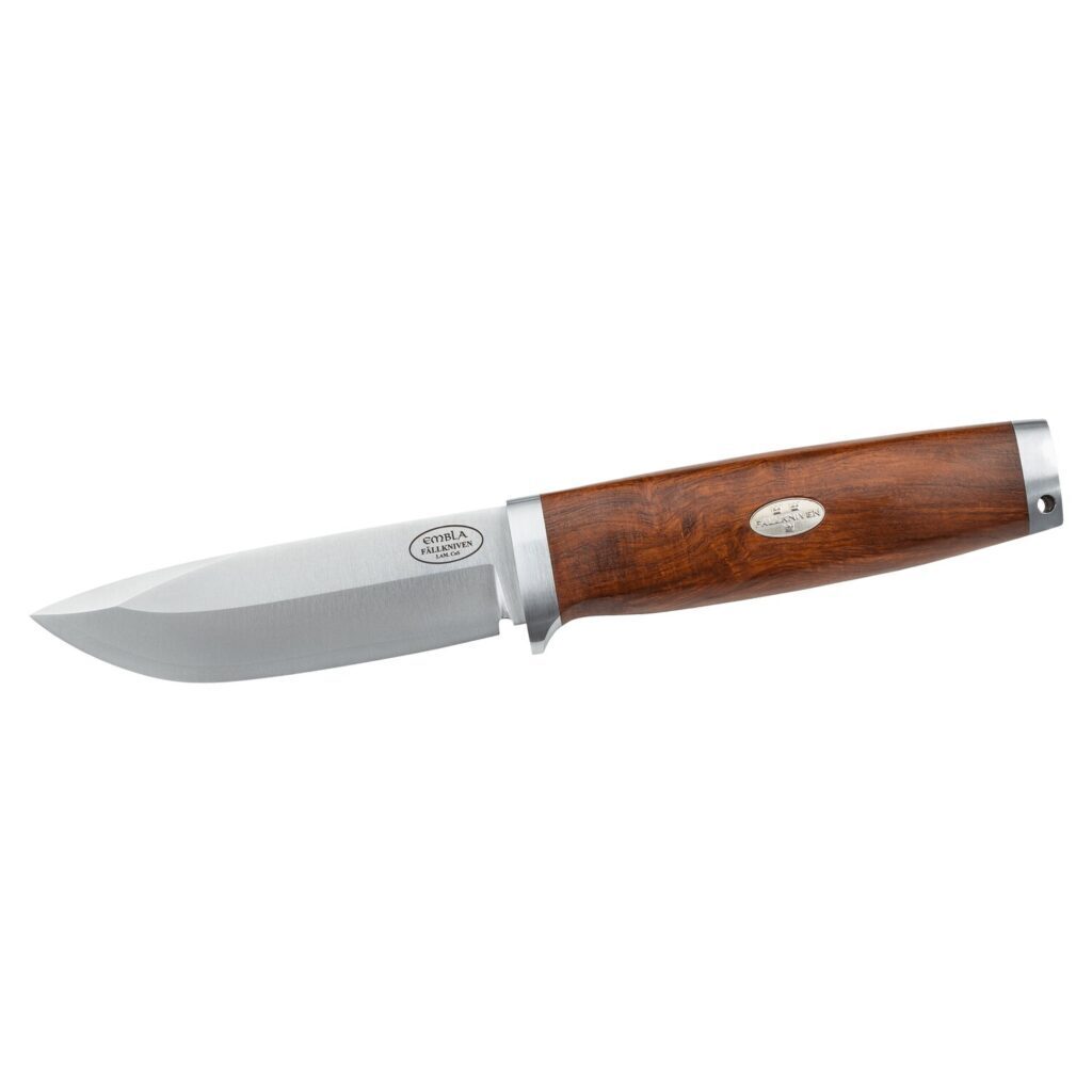 Fällkniven Embla SK2L – Lame Acier Laminé CoS, Manche Bois de Fer du Désert Fallkniven