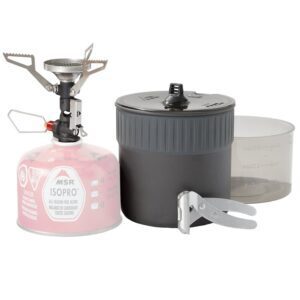 MSR PocketRocket Deluxe Kit de réchaud ultraléger pour camping et randonnée – MSR