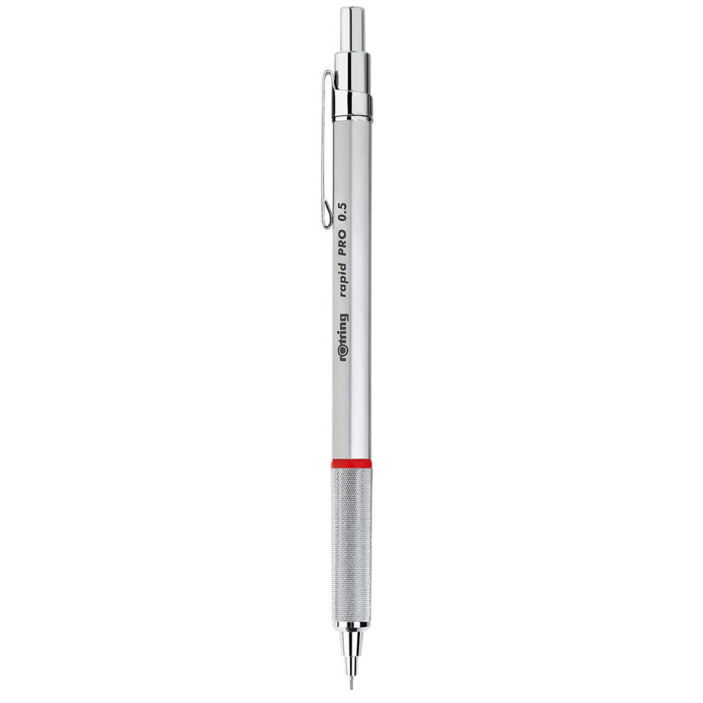 Rapid Pro Portemine mécanique 0,7mm Argent chromé – Rotring