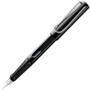 Safari black – Stylo plume (plume F) – Lamy