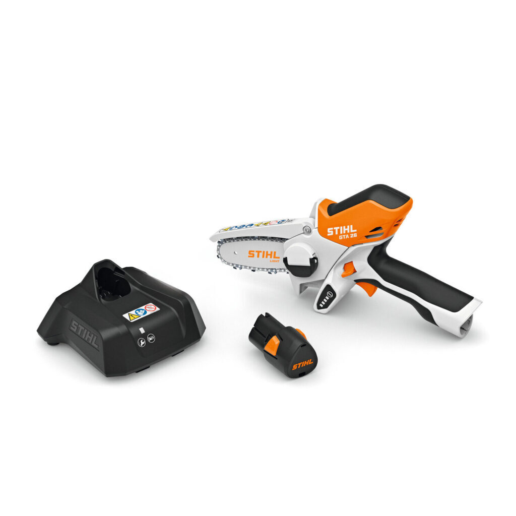 STIHL GTA 26 Scie de Jardin à Batterie (Pack Batterie AS2 + Chargeur AL1) – Stihl